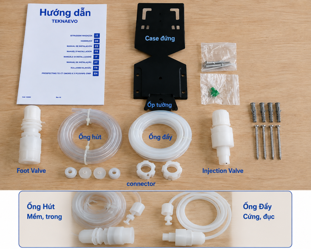 Cac chi tiet bom dinh luong AKL
